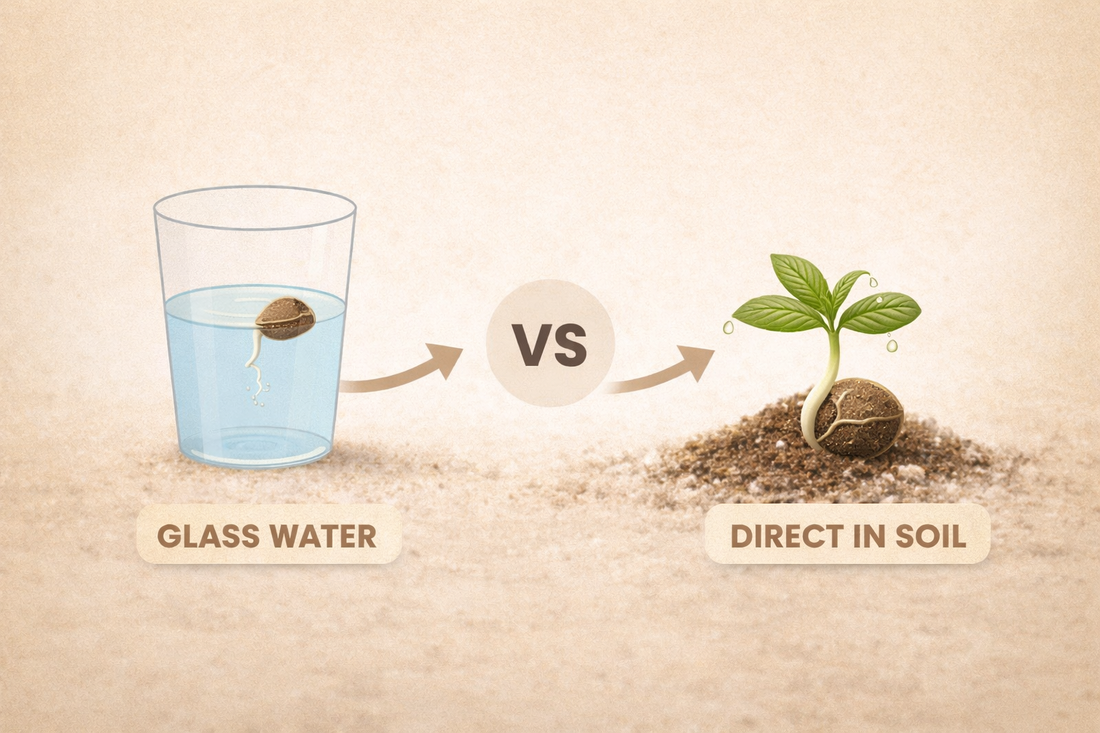 Glass Water vs. Direct in Soil: What Is the Most Reliable Germination Method?